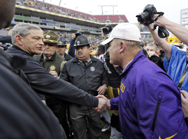 Les Miles, Kirk Ferentz